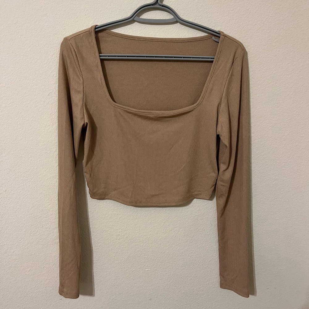 Cropped Tan Top